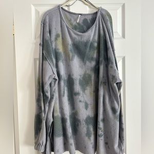 Free People Someday oversized pullover, gray, size L